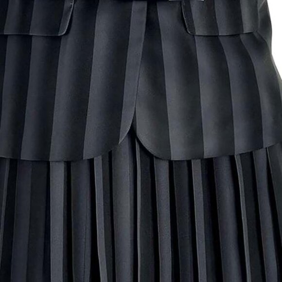 MGM Wednesday Addams Nevermore Uniform Costume Adult Small/and Wig is Incl. NWT - Picture 4 of 6